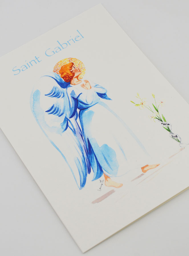 Carte Religieuse Livret - Saint Gabriel (pic 3)
