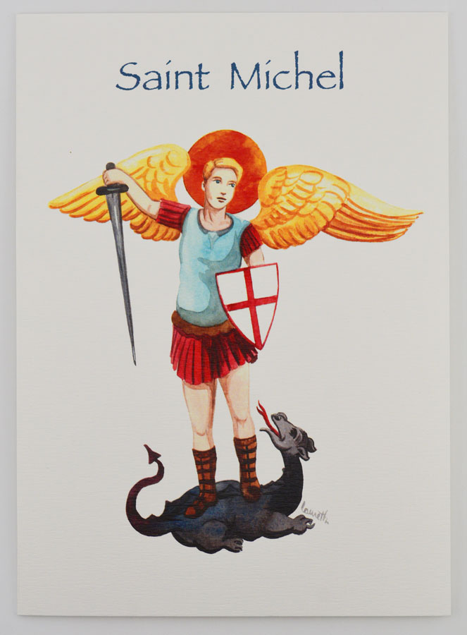 Carte Religieuse Livret - Saint Michel Archange (pic 1)