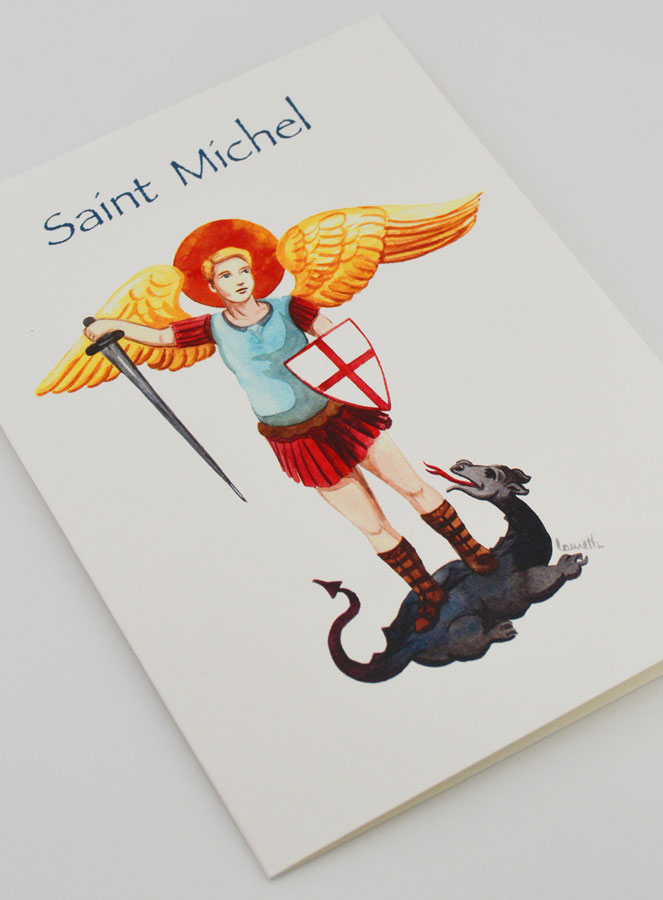 Carte Religieuse Livret - Saint Michel Archange (pic 3)
