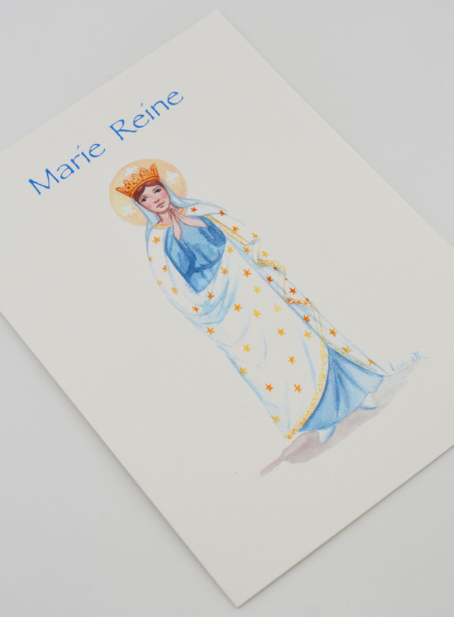 Carte Religieuse Livret - Marie Reine (pic 3)