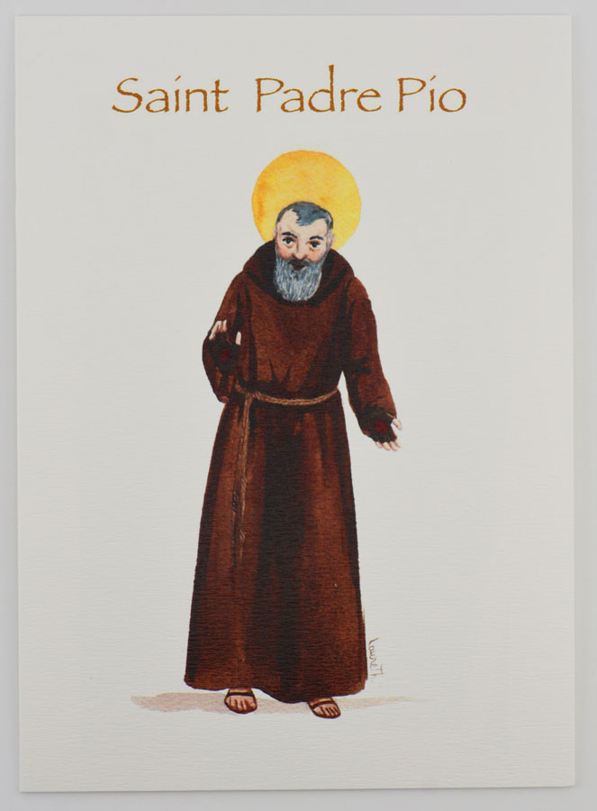 Carte Religieuse Livret - Saint Padre Pio (pic 1)