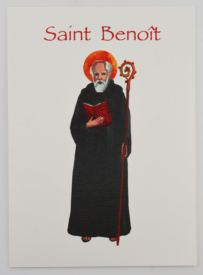 Carte Religieuse Livret - Saint Benoît (pic 1)