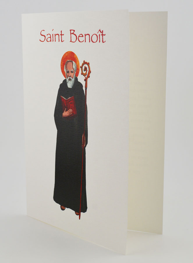 Carte Religieuse Livret - Saint Benoît (pic 2)