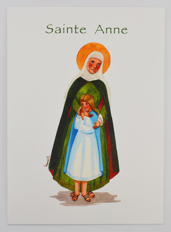 Carte Religieuse Livret - Sainte Anne (pic 1)