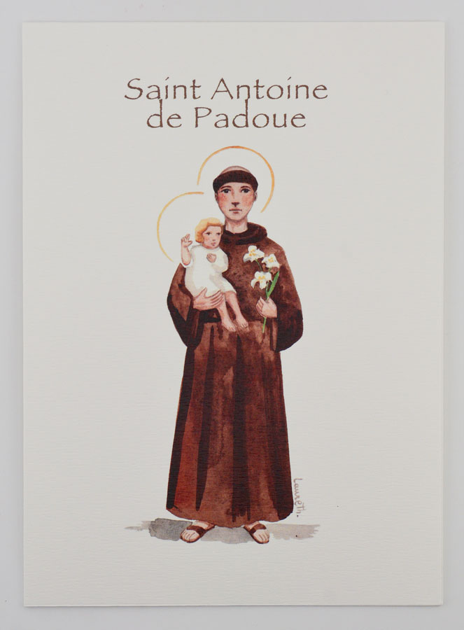Carte Religieuse Livret - Saint Antoine de Padoue (pic 1)