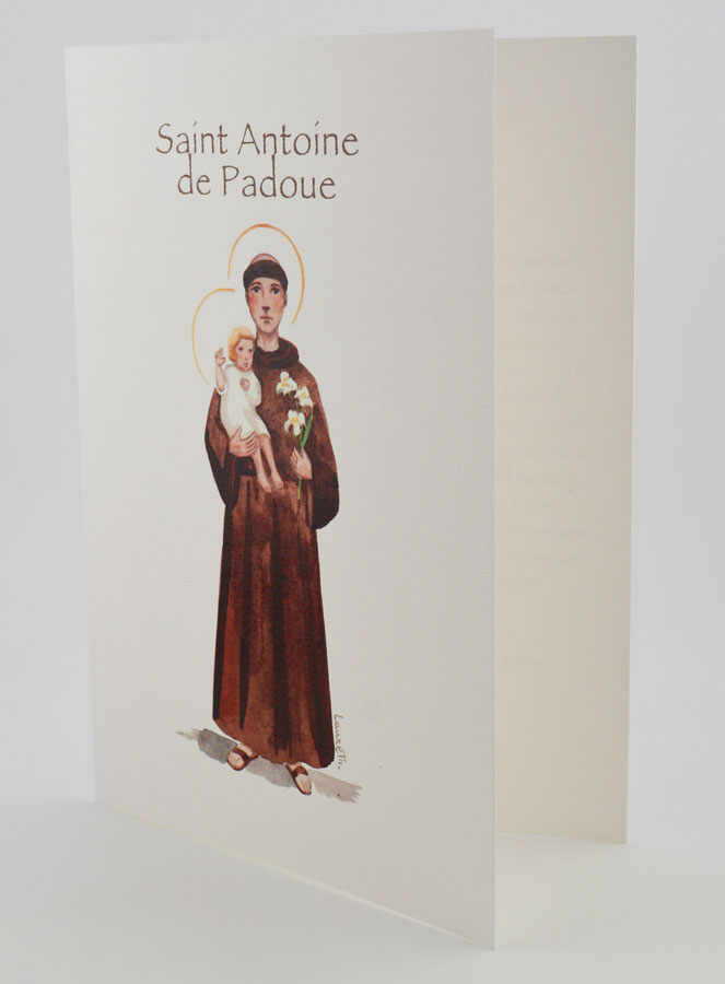 Carte Religieuse Livret - Saint Antoine de Padoue (pic 2)