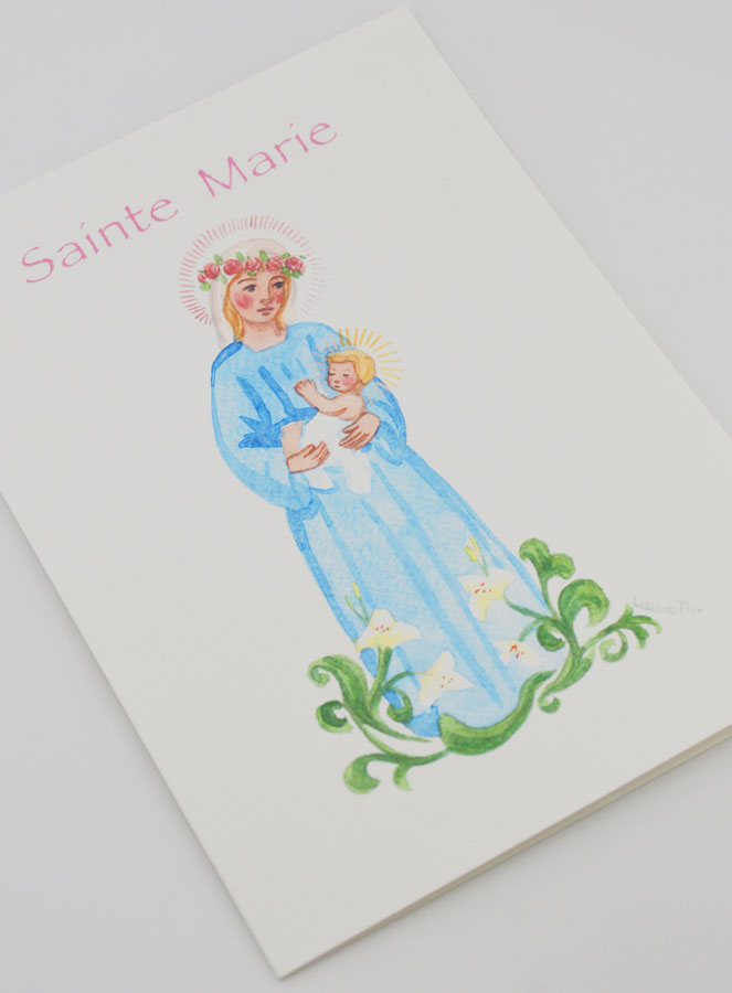 Carte Religieuse Livret - Sainte Marie (pic 3)