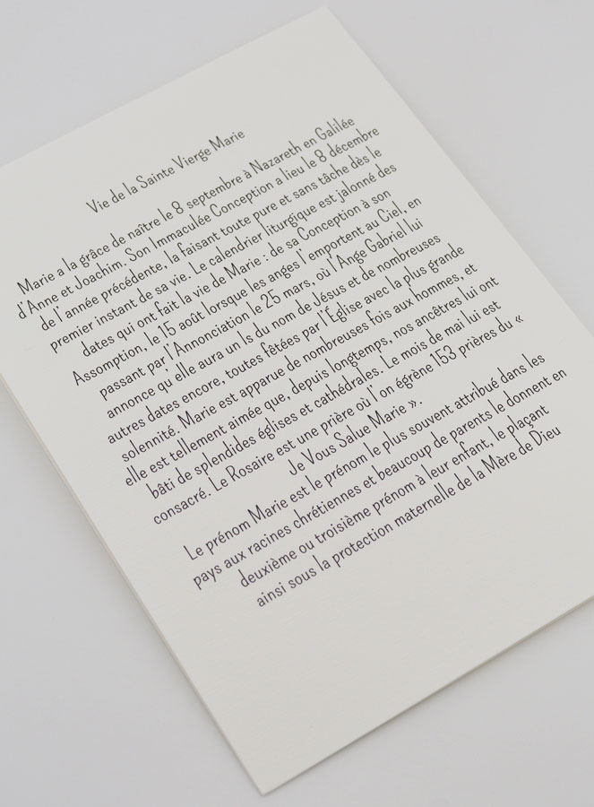 Carte Religieuse Livret - Sainte Marie (pic 4)