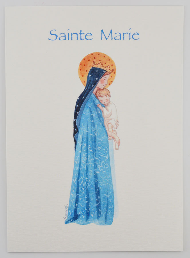 Carte Religieuse Livret - Sainte Marie Couronnée (pic 1)