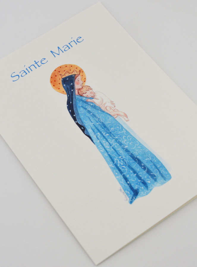 Carte Religieuse Livret - Sainte Marie Couronnée (pic 3)