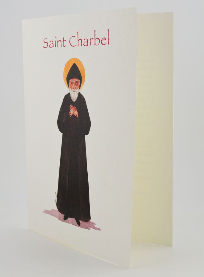 Carte Religieuse Livret - Saint Charbel (pic 2)