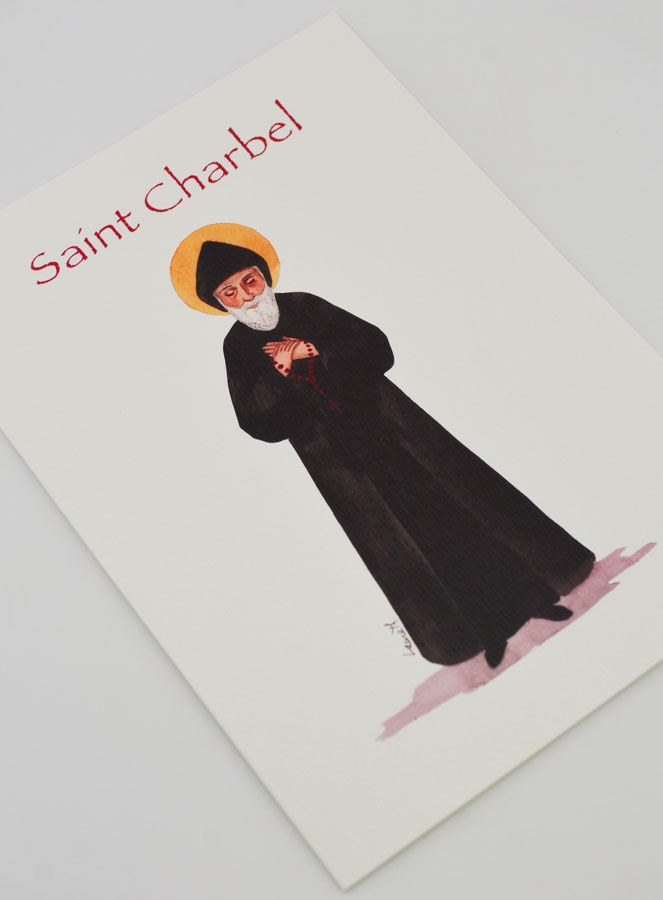 Carte Religieuse Livret - Saint Charbel (pic 3)