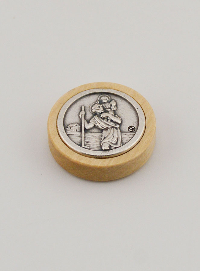 Plaque Auto Magnet Saint Christophe - 22mm (pic 2)