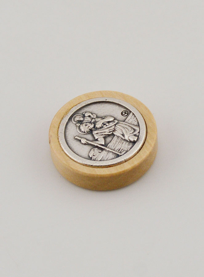 Plaque Auto Magnet Saint Christophe - 22mm (pic 3)