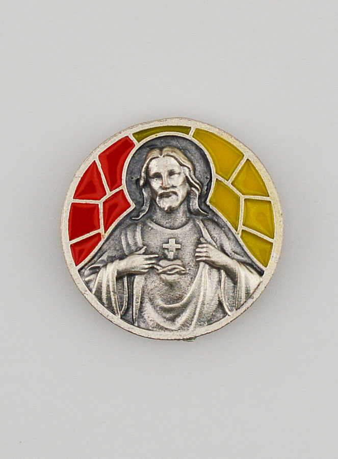 Plaque Auto Magnet - Christ Miséricordieux (pic 1)