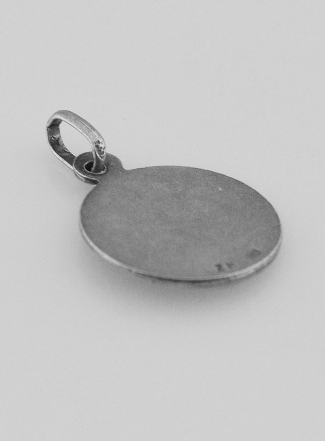 Médaille Sainte Face du Christ en Argent - 17mm (pic 4)