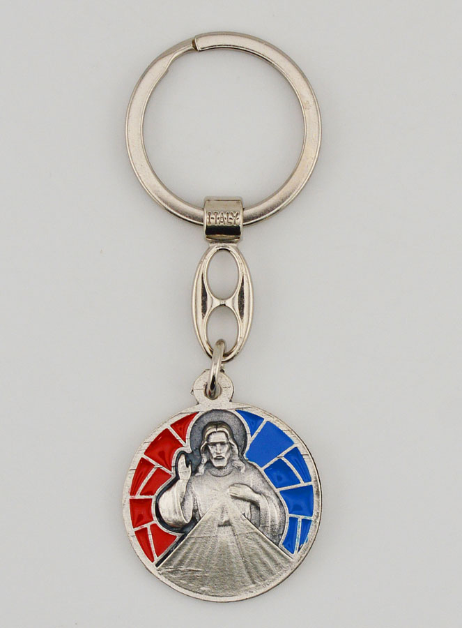 Porte-clés Émail Christ Miséricordieux (pic 1)
