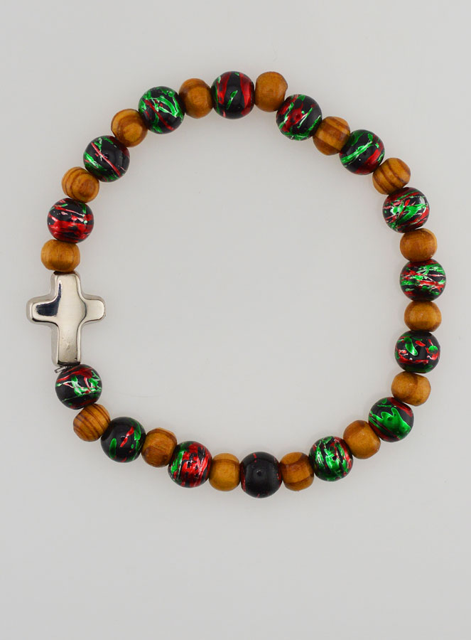 Bracelet Enfant Avec Croix - Noir (pic 1)