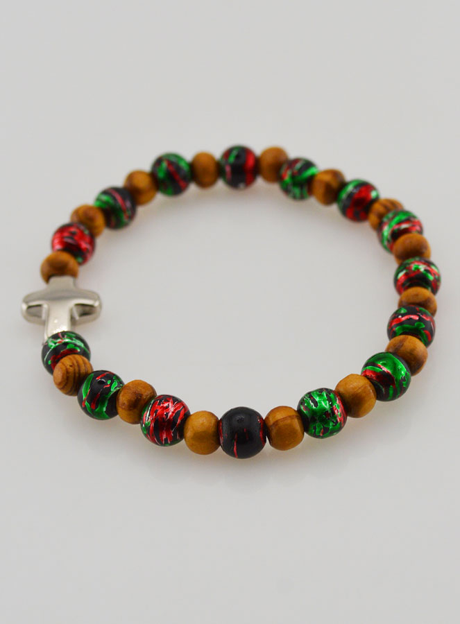 Bracelet Enfant Avec Croix - Noir (pic 2)