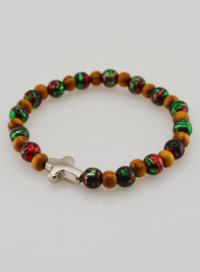 Bracelet Enfant Avec Croix - Noir (pic 3)