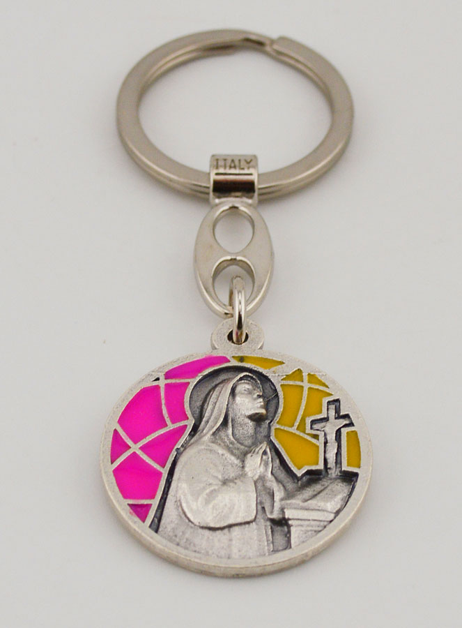 Porte-clés Émail Sainte Rita (pic 2)