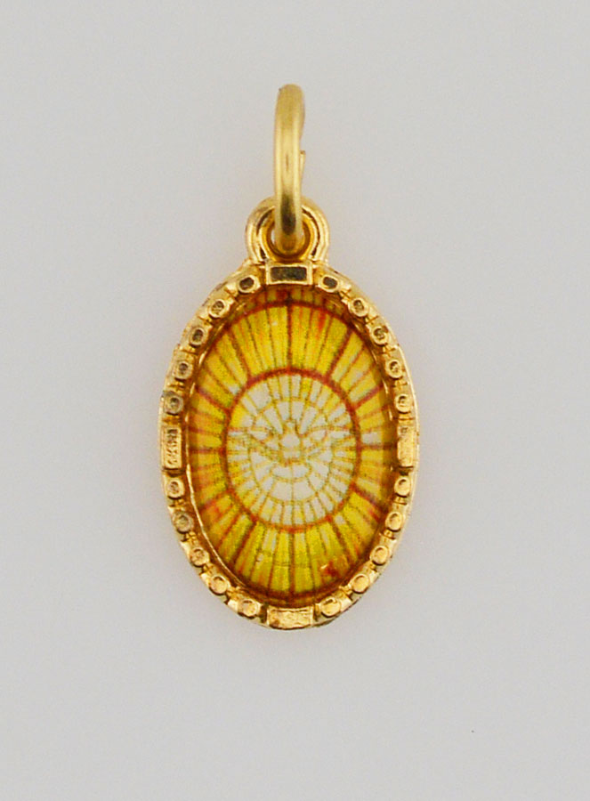 Médaille Bord Torsadé 15mm - Saint Esprit (pic 1)