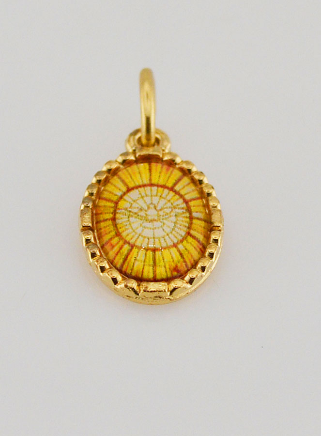 Médaille Bord Torsadé 15mm - Saint Esprit (pic 2)