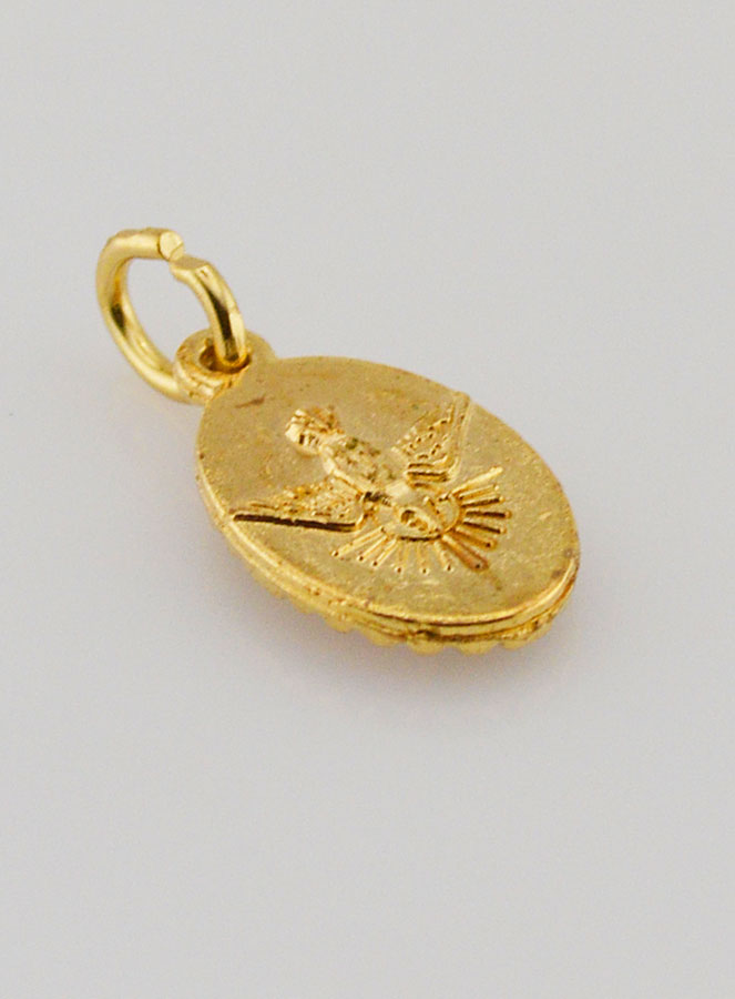 Médaille Bord Torsadé 15mm - Saint Benoît (pic 4)