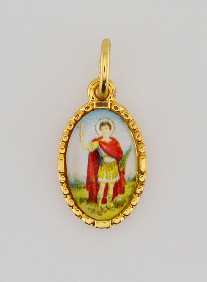 Médaille Bord Torsadé 15mm - Saint Expedit (pic 1)