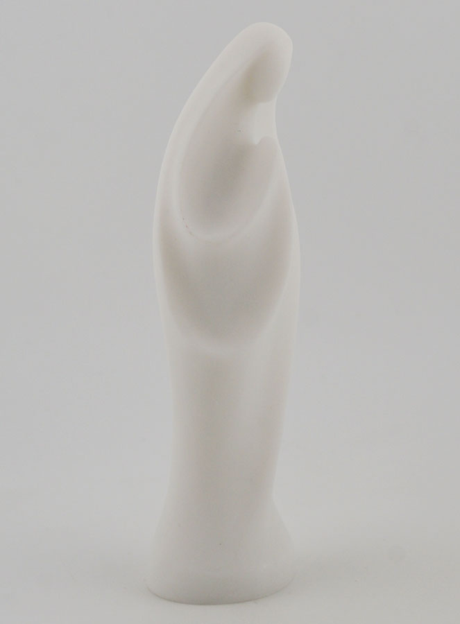 Statue Vierge Moderne en Albâtre - 12cm (pic 3)