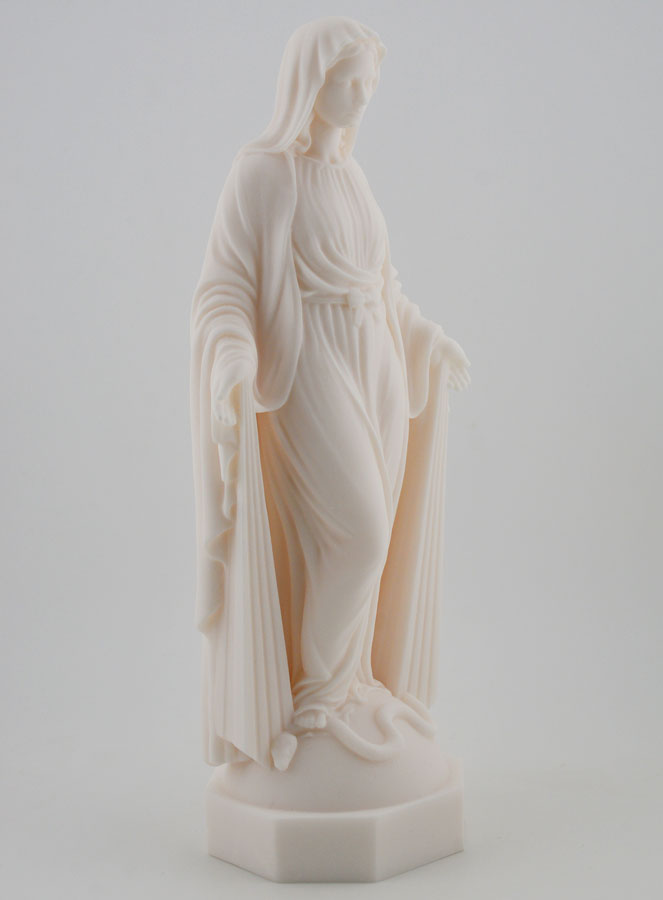 Statue Vierge Miraculeuse aux Rayons - 23 cm (pic 3)