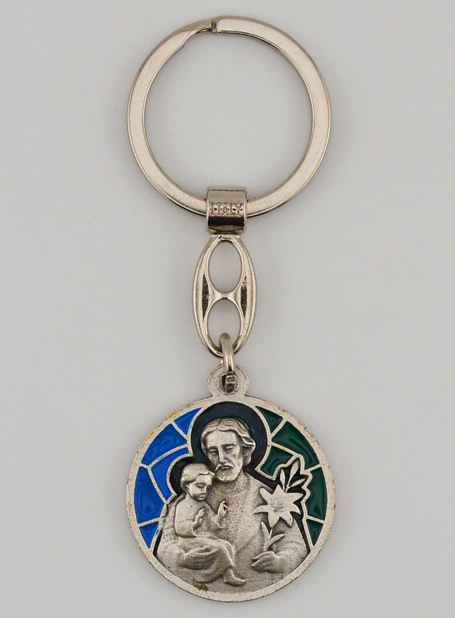 Porte-clés Émail Saint Joseph (pic 1)