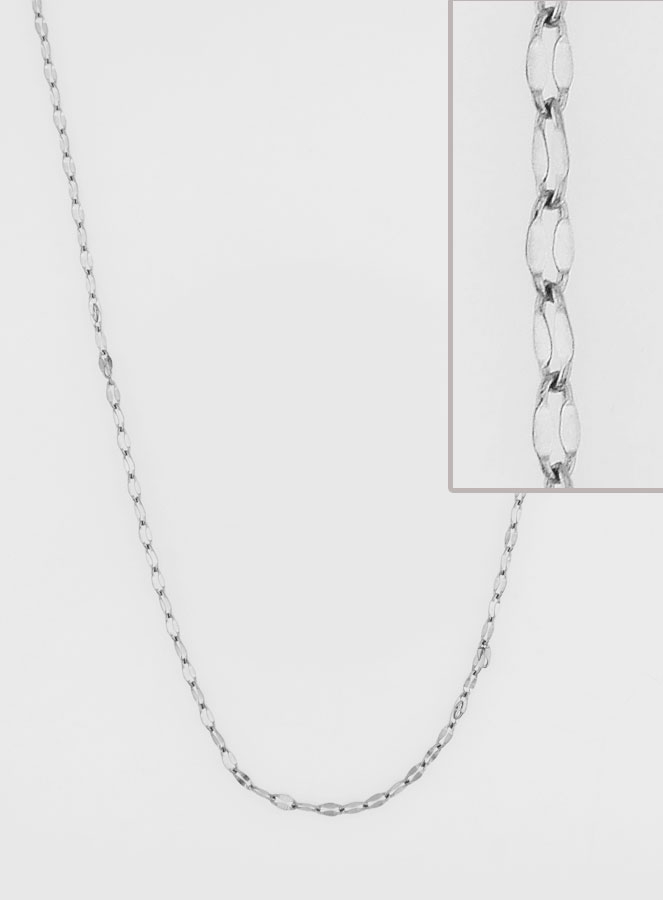 Chaîne Acier Inoxydable Maille Sequin - 60cm (pic 1)