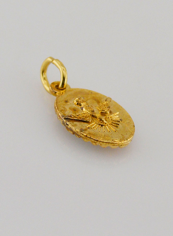 Médaille Bord Torsadé 15mm - Saint Carlo Acutis (pic 4)