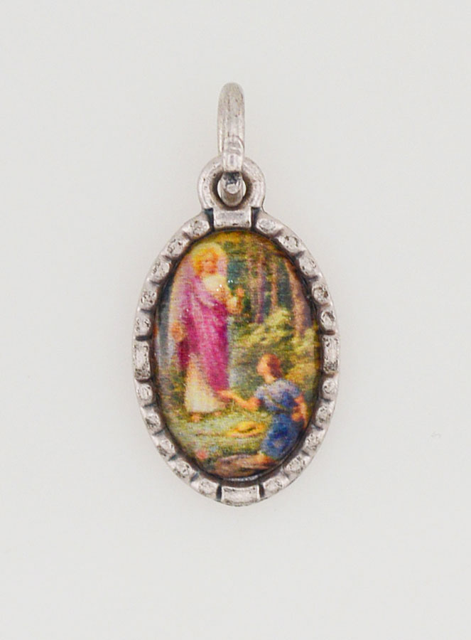 Médaille Bord Torsadé 15mm - Saint Raphaël Archange (pic 1)