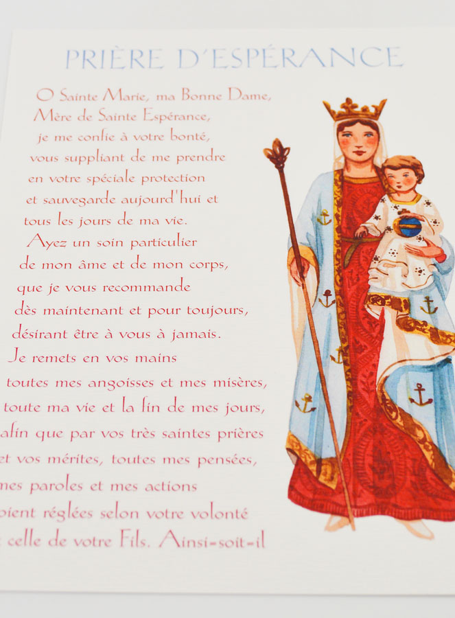 Carte de Prière Grand Format - Prière d'Espérance (pic 2)