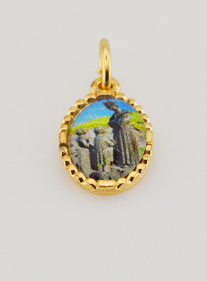 Médaille Bord Torsadé 15mm - Notre Dame de la Salette (pic 2)