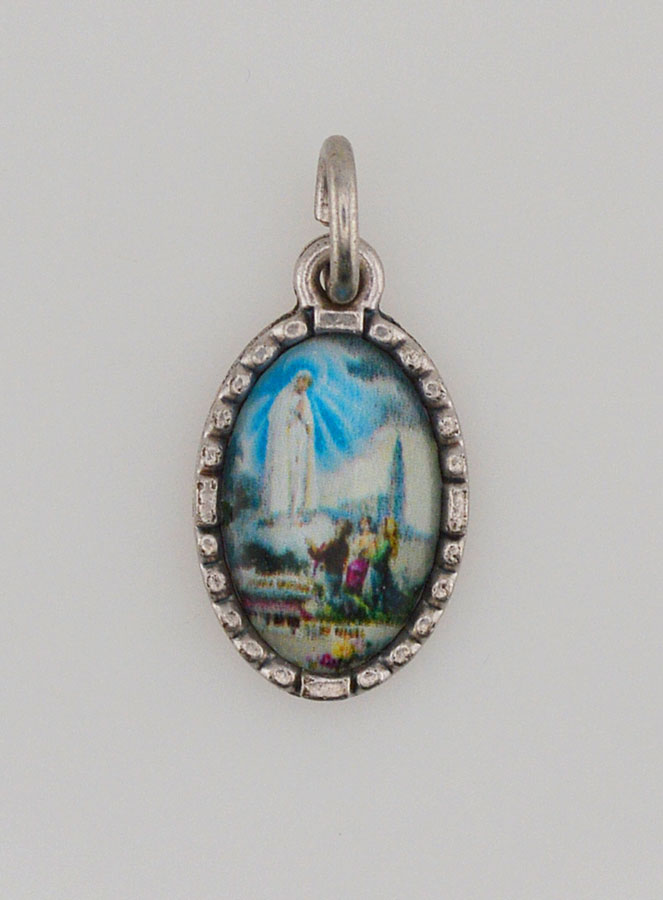 Médaille Bord Torsadé 15mm - ND de Fatima (pic 1)