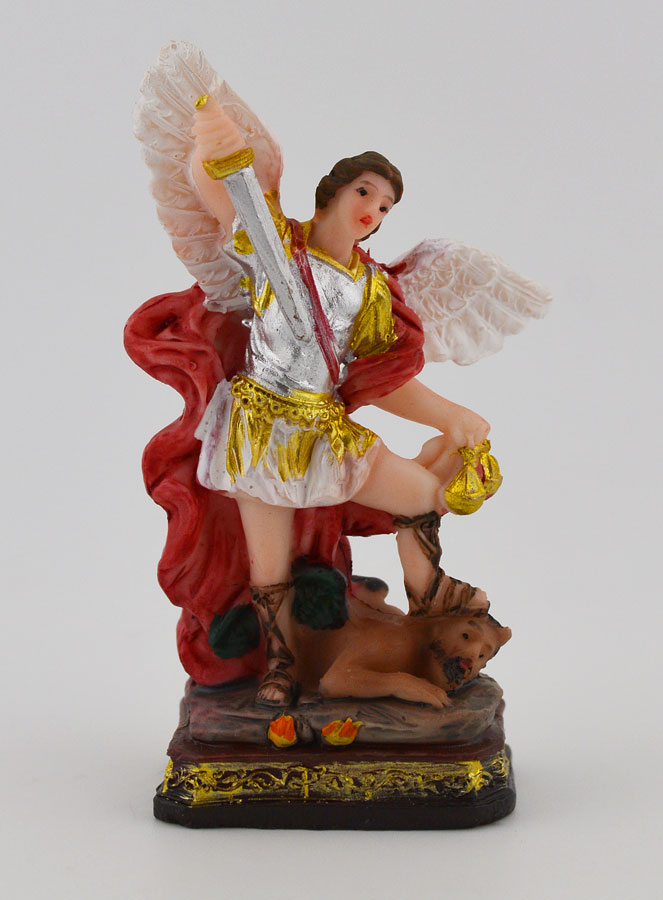 Statue Saint Michel 8cm (pic 1)
