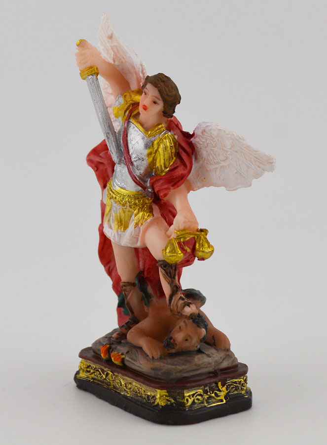 Statue Saint Michel 8cm (pic 2)