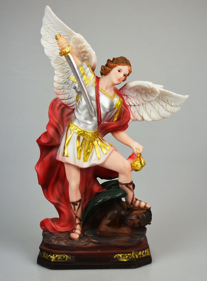 Statue Saint Michel Archange - 30cm (pic 1)