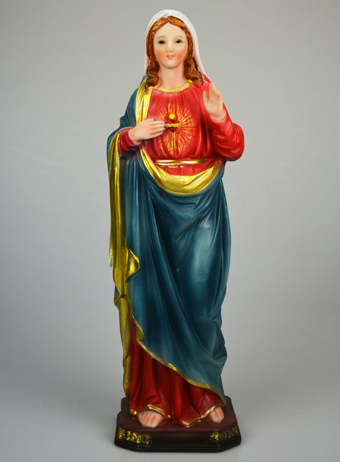 Statue Sacré-Coeur de Marie - 40cm (pic 1)