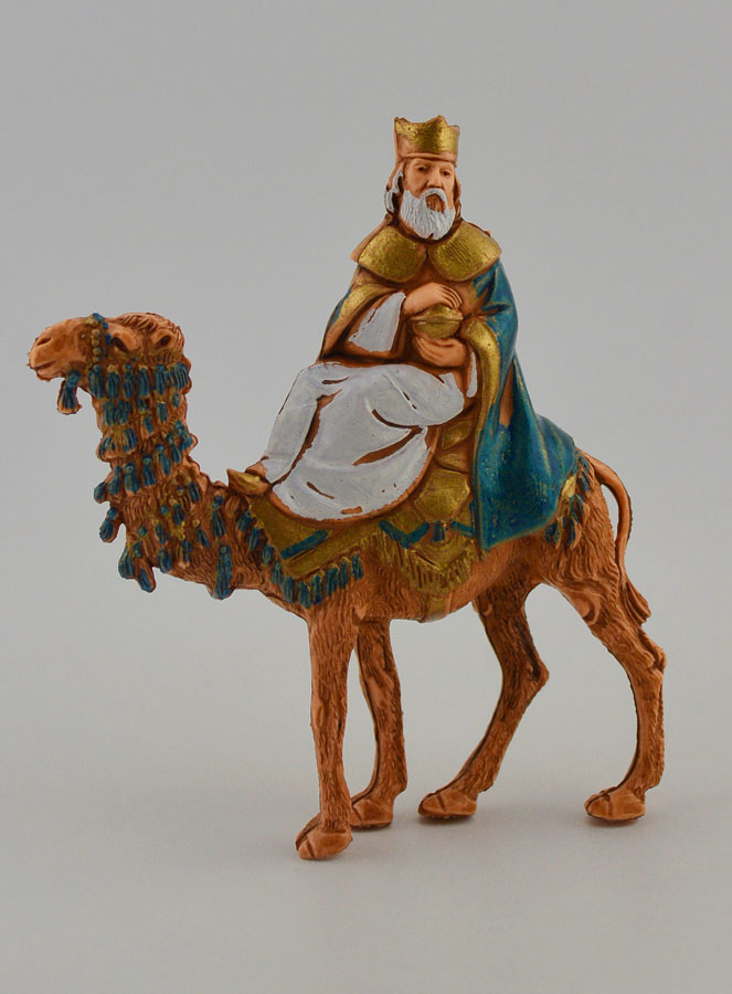 Santons Rois Mages sur Chameau - 6 cm (pic 3)