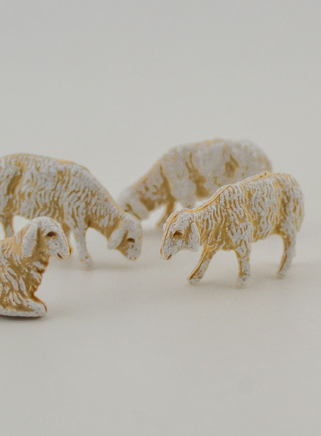 Santons Troupeau de Moutons - 3 cm (pic 3)