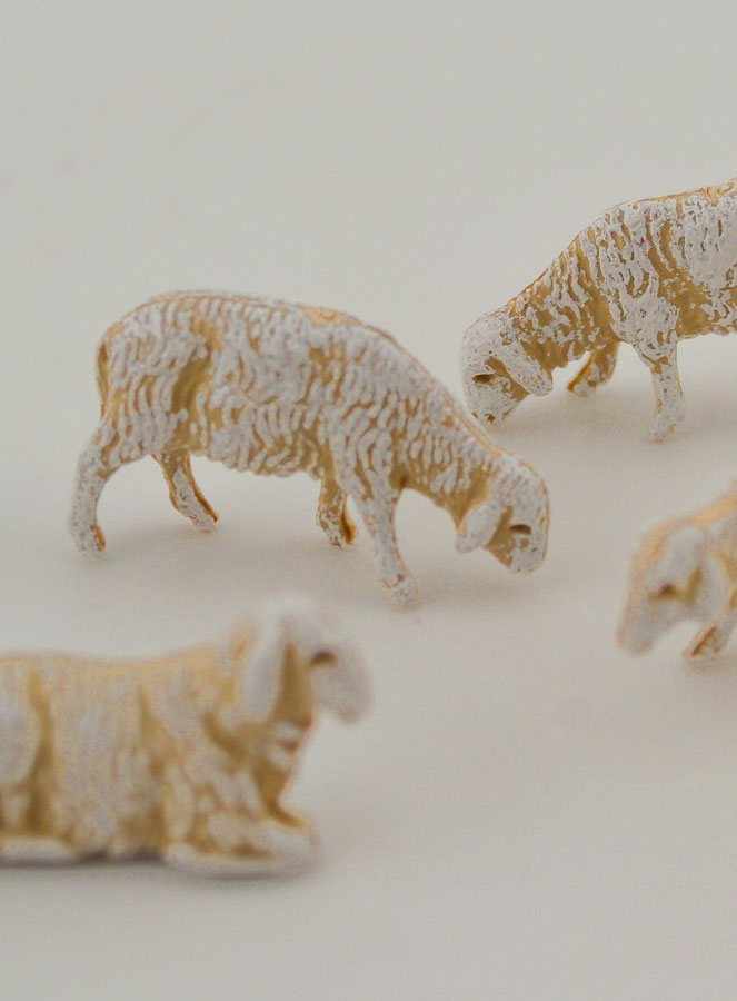 Santons Troupeau de Moutons - 3 cm (pic 4)