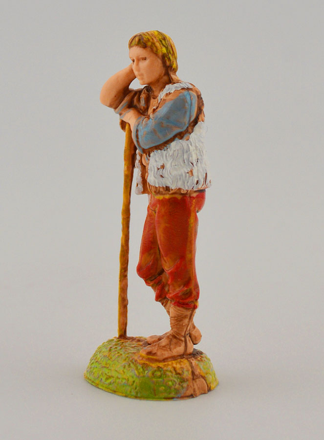 Santon Jeune Berger et son Bâton - 6 cm (pic 2)