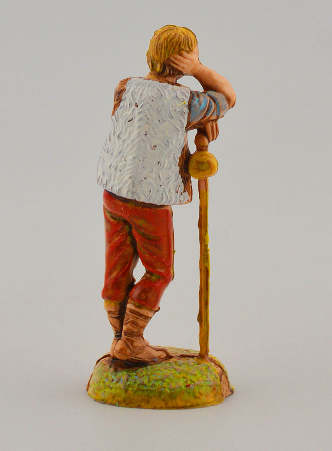 Santon Jeune Berger et son Bâton - 6 cm (pic 4)