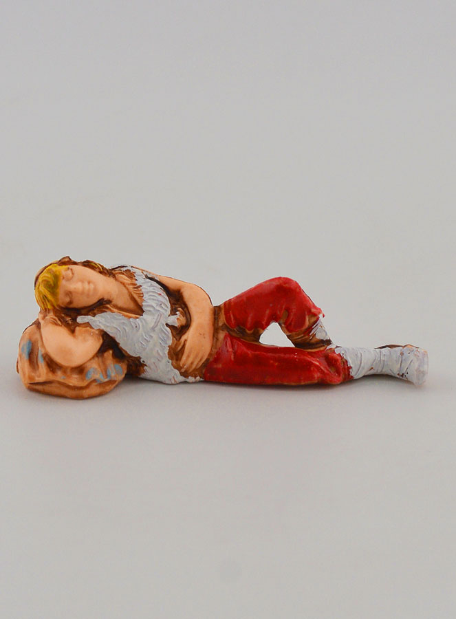 Santon Jeune Berger Endormi - 6 cm (pic 1)