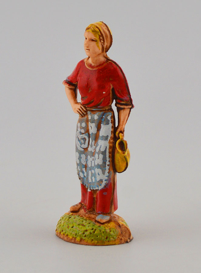 Santon Femme avec Cruche - 6 cm (pic 2)