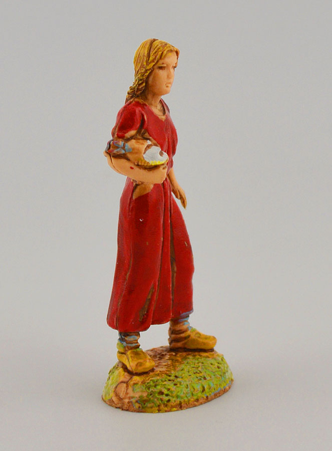 Santon Femme avec Panier - 6 cm (pic 3)